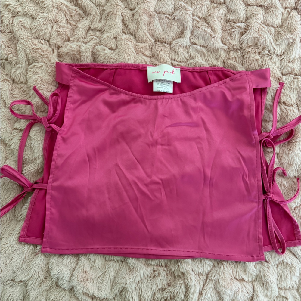 New Pink brand Tie-Strap skirt